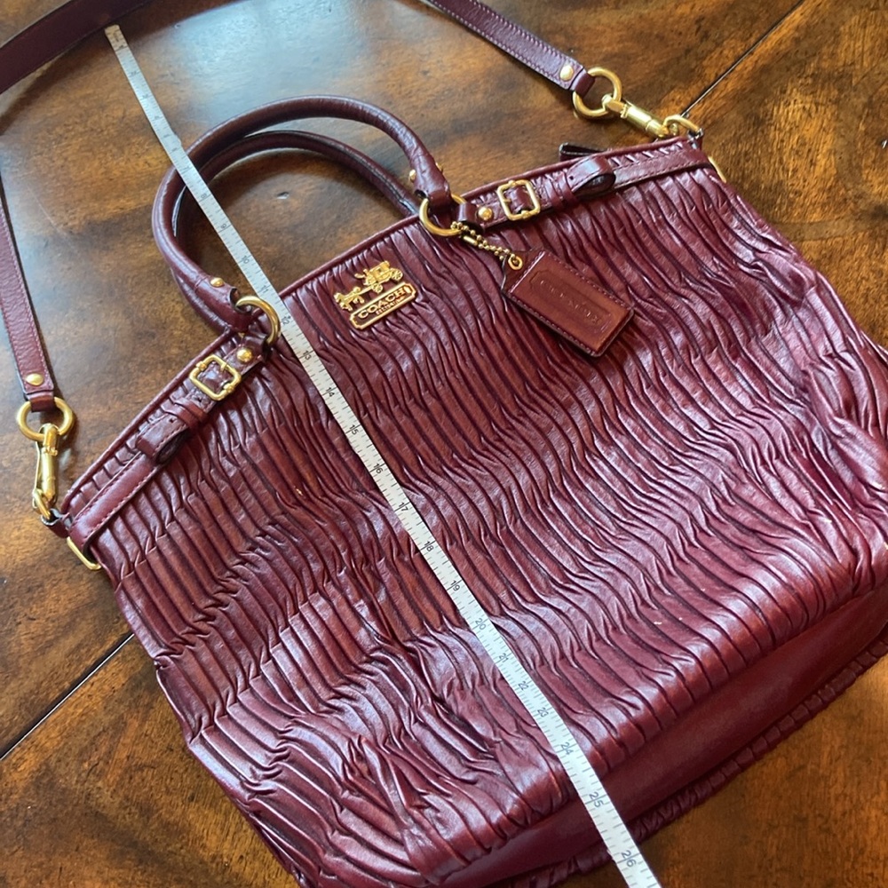 NWOT Coach Burgundy bag vintage - Picture 15 of 15